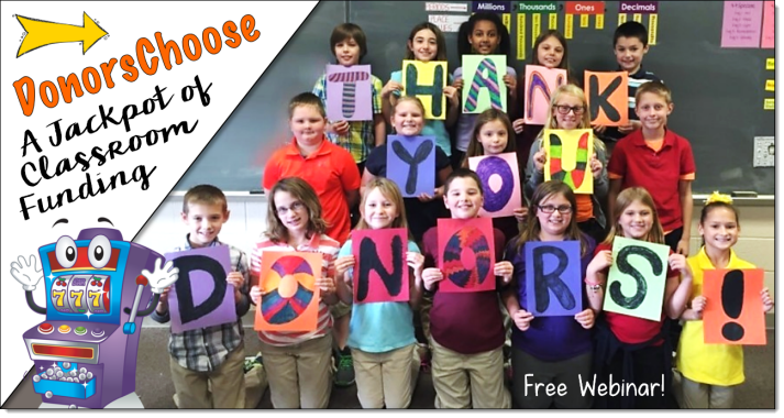 DonorsChooseWebinar La plataforma Donors Choose para apoyar a escuelas